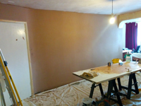 Skimming over old walls